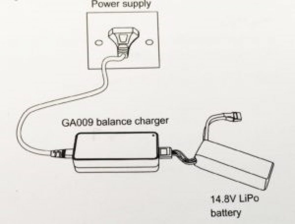 WALKERA F210 FPV_caricatore